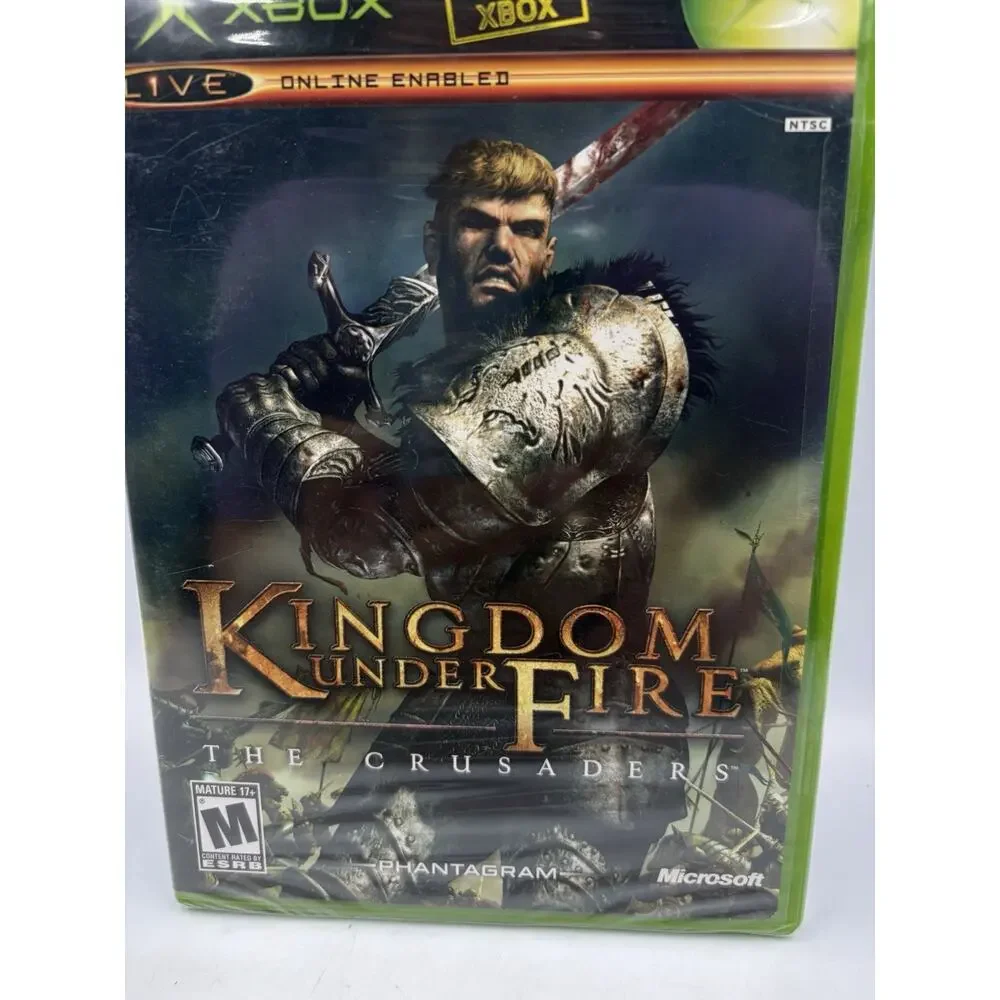 NEW SEALED Kingdom Under Fire: The Crusaders 2004 Microsoft Xbox Video Game
